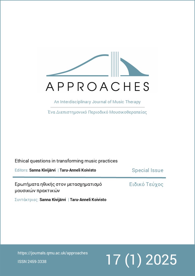 View Vol. 17 No. 1 (2025): Special issue: "Ethical questions in transforming music practices"